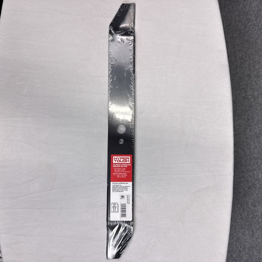 Hyper Tough Mower Blade 20-Inch Cordless 20V Max Black Steel HY5601050516022